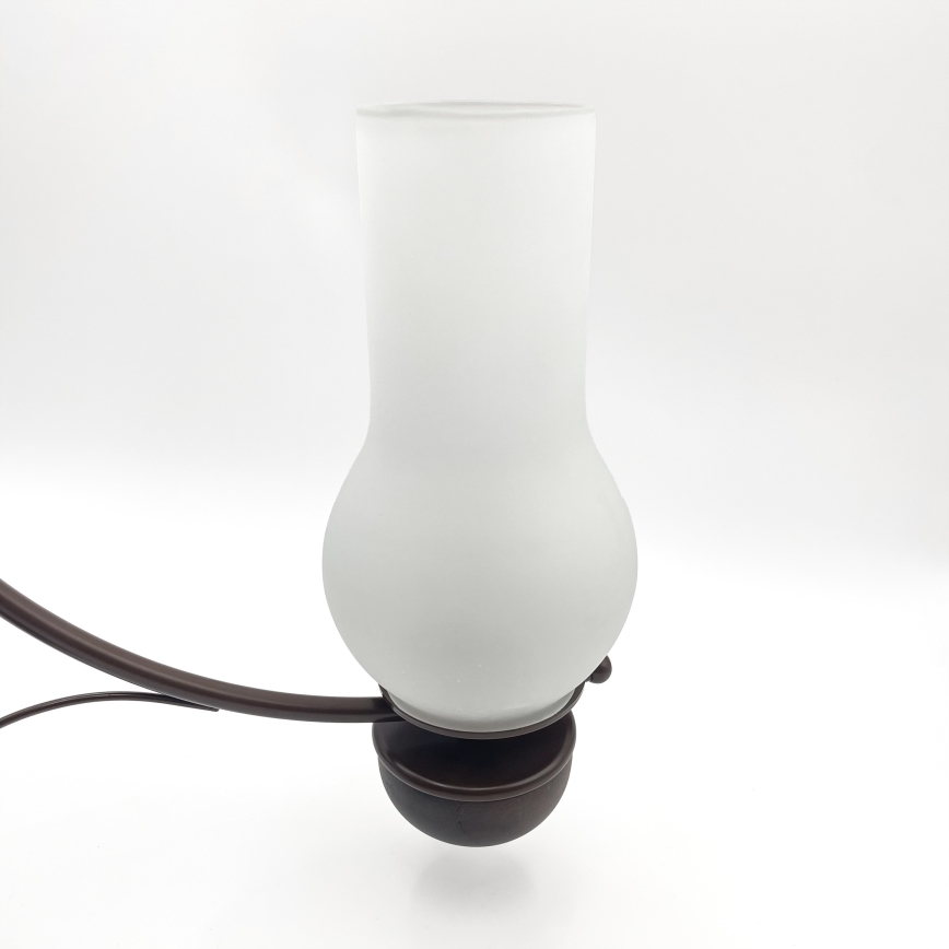 Brilagi - LED Luster na reťazi COTTAGE 5xE14/40W/230V dub/biela