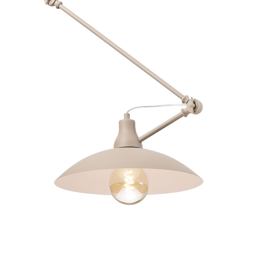 BRILAGI - LED nastaviteľný luster na tyči IRONBEAM 1xE27/60W/230V béžový
