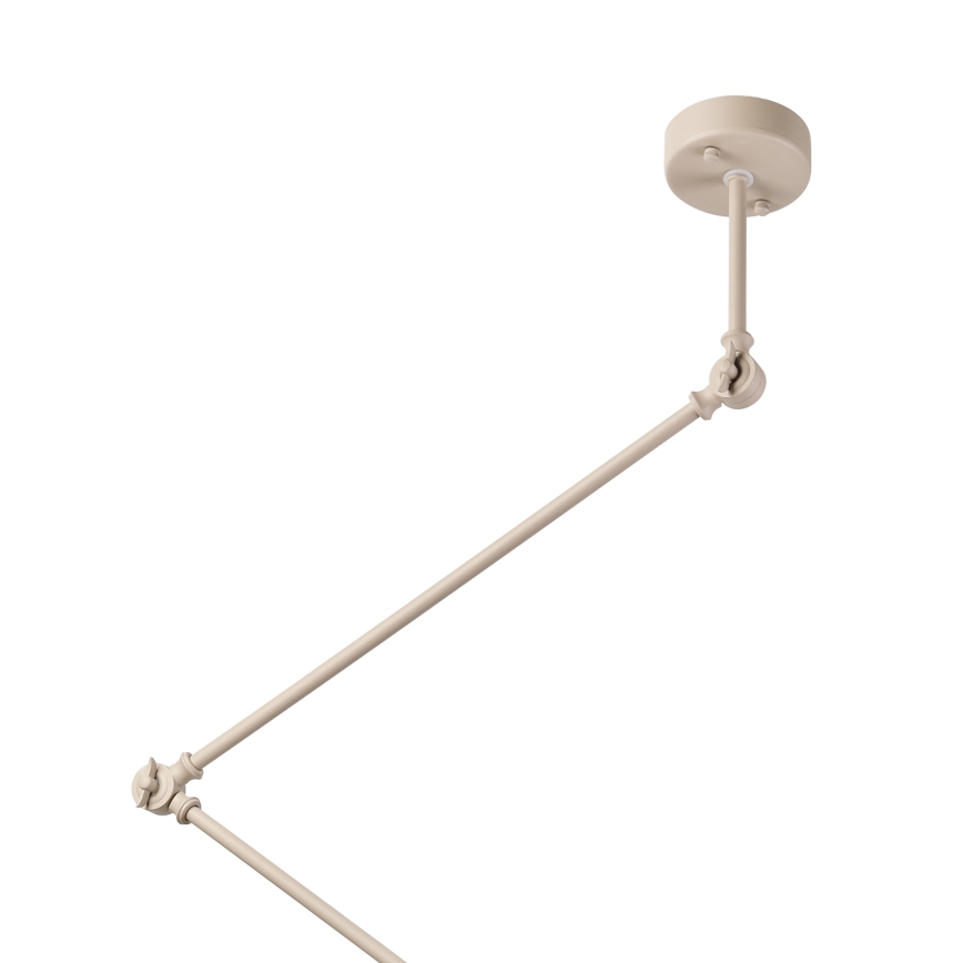 BRILAGI - LED nastaviteľný luster na tyči IRONBEAM 1xE27/60W/230V béžový
