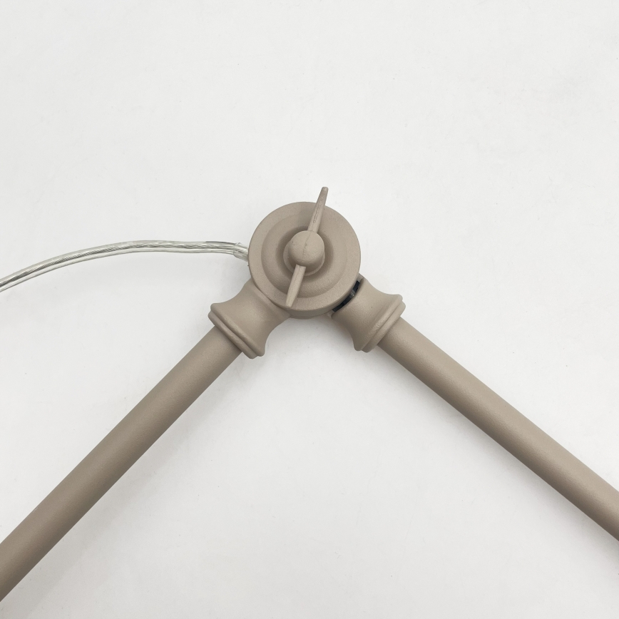 BRILAGI - LED nastaviteľný luster na tyči IRONBEAM 1xE27/60W/230V béžový