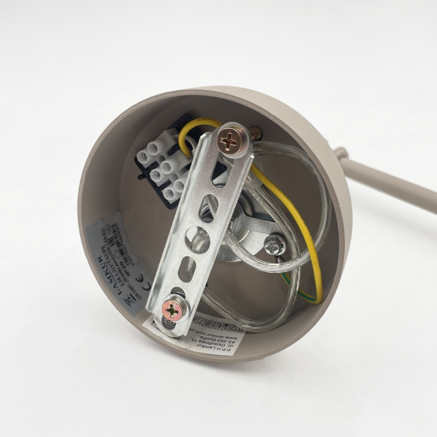 BRILAGI - LED nastaviteľný luster na tyči IRONBEAM 1xE27/60W/230V béžový