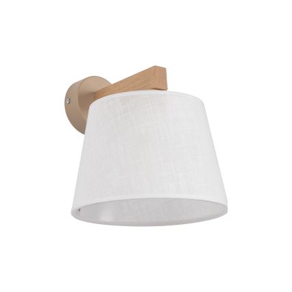 BRILAGI - LED nástenná lampa LATTE SABIA 1xE27/15W/230V borovica/biela