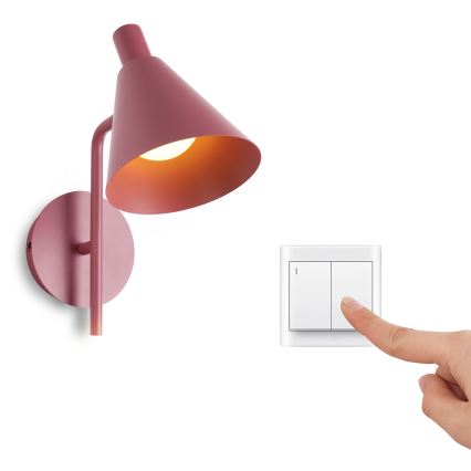 Brilagi - LED Nástenná lampa LUCERA LED/3W/230V červená burgundy