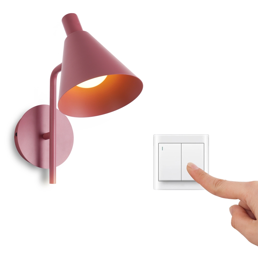 Brilagi - LED Nástenná lampa LUCERA LED/3W/230V červená burgundy