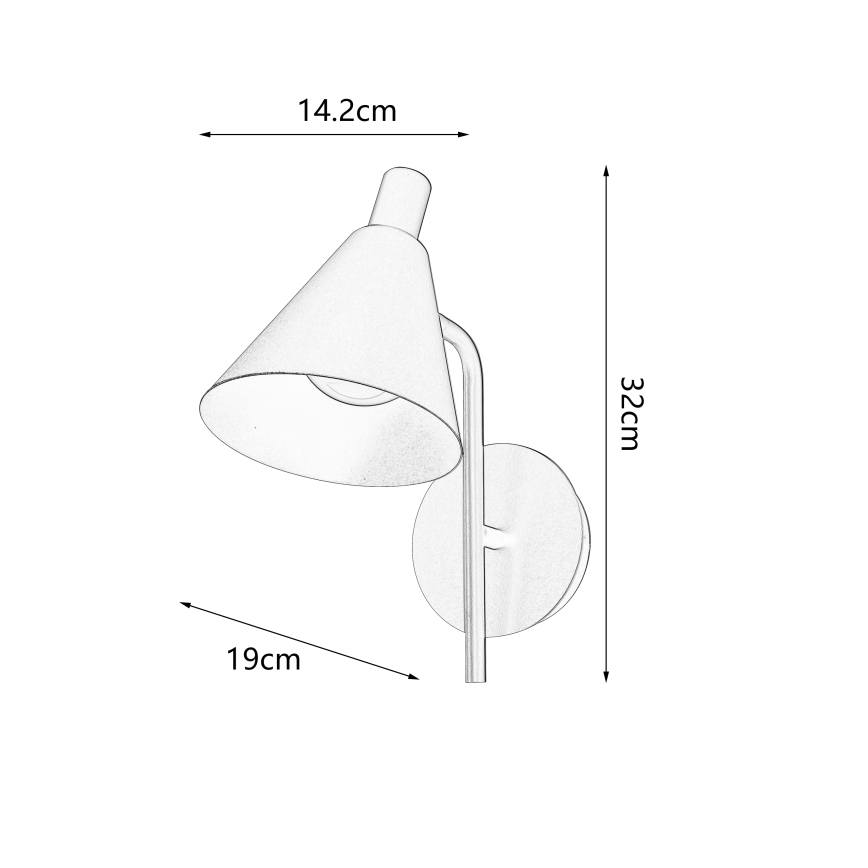 Brilagi - LED Nástenná lampa LUCERA LED/3W/230V červená burgundy