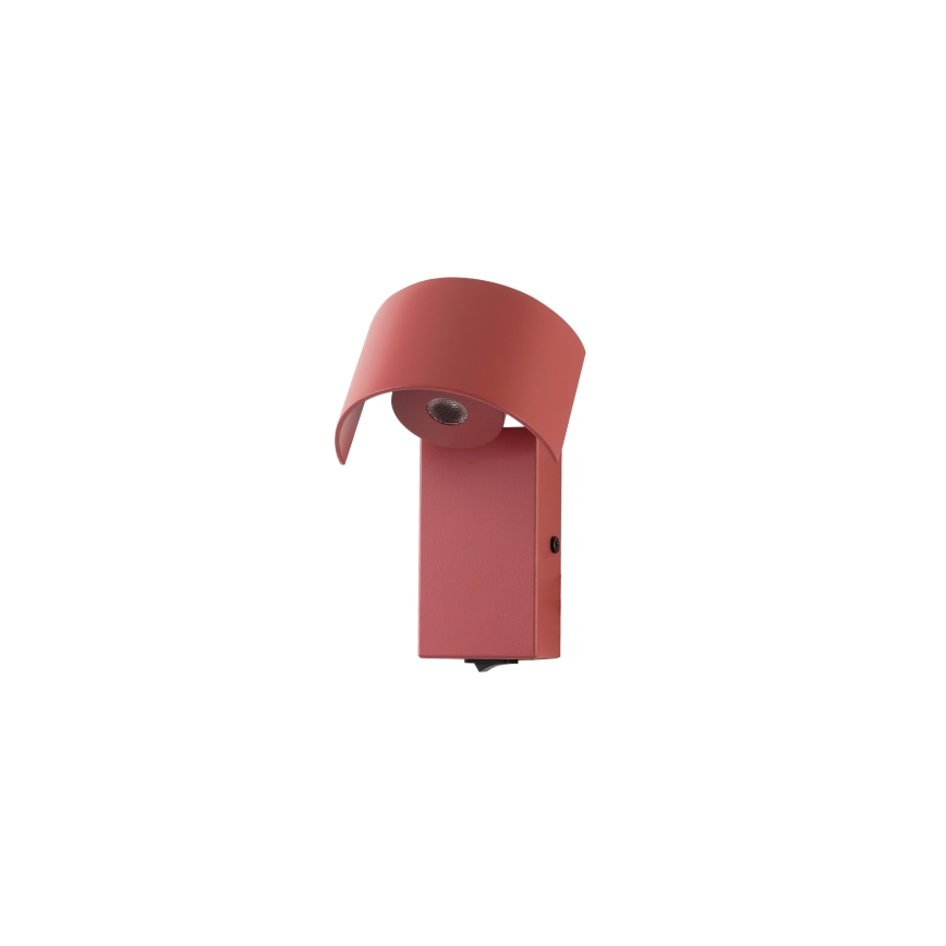 Brilagi - LED Nástenná lampa VASTO LED/3W/230V červená burgundy