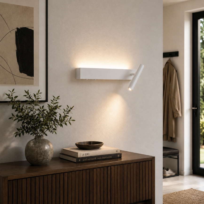 BRILAGI - LED nástenné bodové svietidlo ARLIX LED/3W/230V + LED/7W biela CRI 90