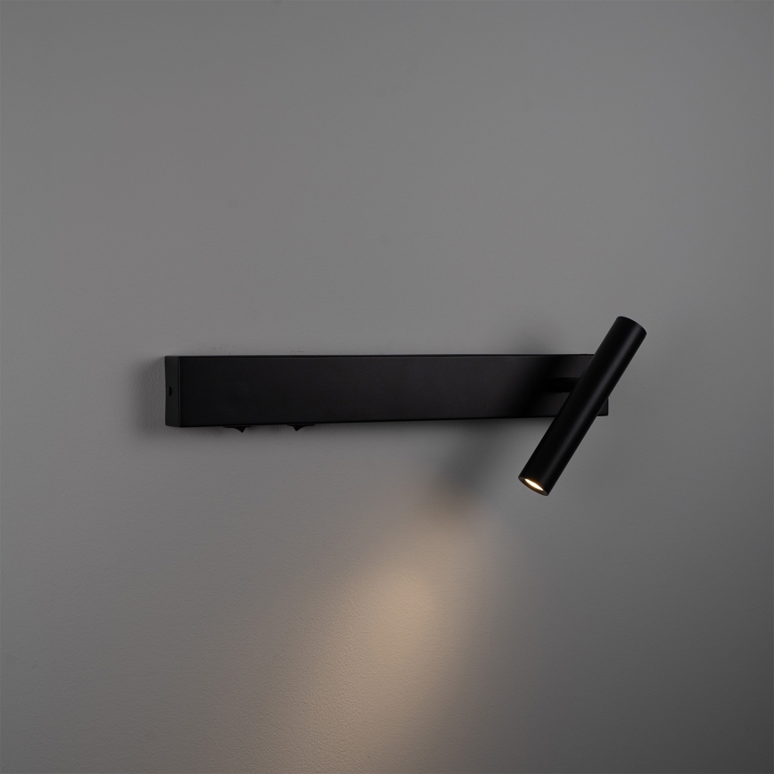 BRILAGI - LED nástenné bodové svietidlo ARLIX LED/3W/230V + LED/7W čierne CRI 90
