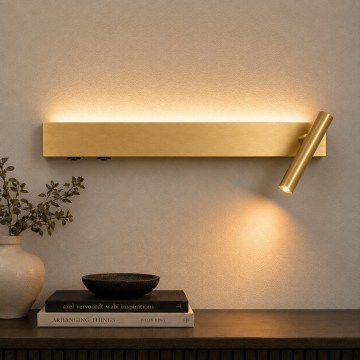 BRILAGI - LED nástenné bodové svietidlo ARLIX LED/3W/230V + LED/7W zlaté CRI 90