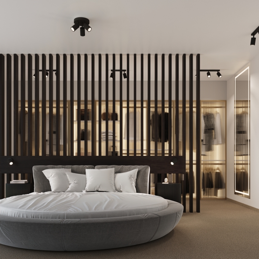 Brilagi - LED nástenné bodové svietidlo CRESTO 1xGU10/10W/230V čierna