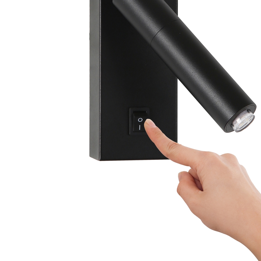 Brilagi - LED Nástenné bodové svietidlo MAYA 1xG9/4W/230V čierna