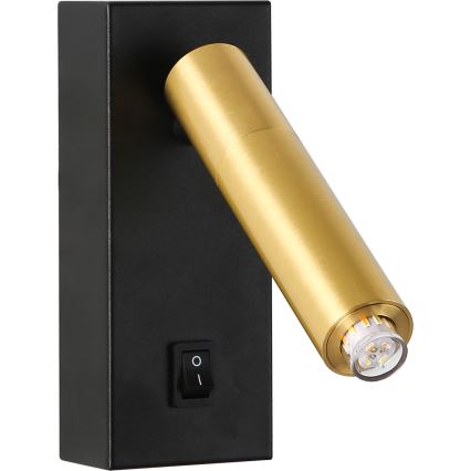 Brilagi - LED Nástenné bodové svietidlo MAYA 1xG9/4W/230V čierna/zlatá