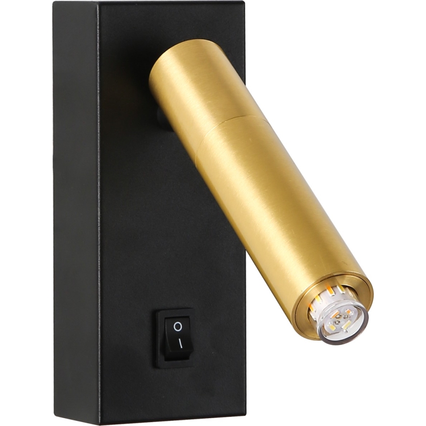 Brilagi - LED Nástenné bodové svietidlo MAYA 1xG9/4W/230V čierna/zlatá