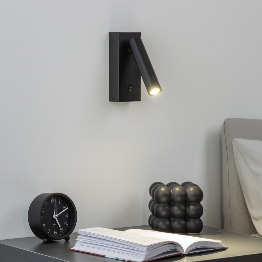 Brilagi - LED Nástenné bodové svietidlo MAYA LED/3W/230V 4000K čierna