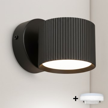 Brilagi - LED Nástenné bodové svietidlo STRIPY 1xGX53/15W/230V čierne