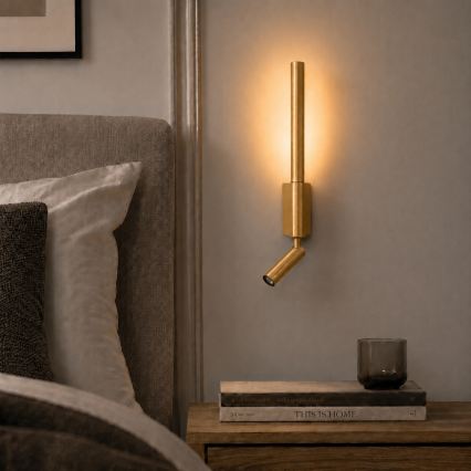BRILAGI - LED nástenné bodové svietidlo VIXON LED/3W/230V + LED/5W zlaté CRI 90