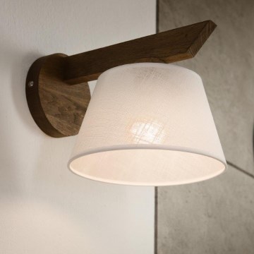 Brilagi - LED  Nástenné svietidlo ANTHONY 1xE14/40W/230V dub/biela