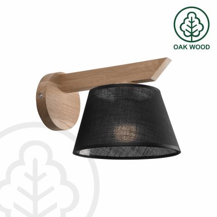 Brilagi - LED  Nástenné svietidlo ANTHONY 1xE14/40W/230V dub/čierna