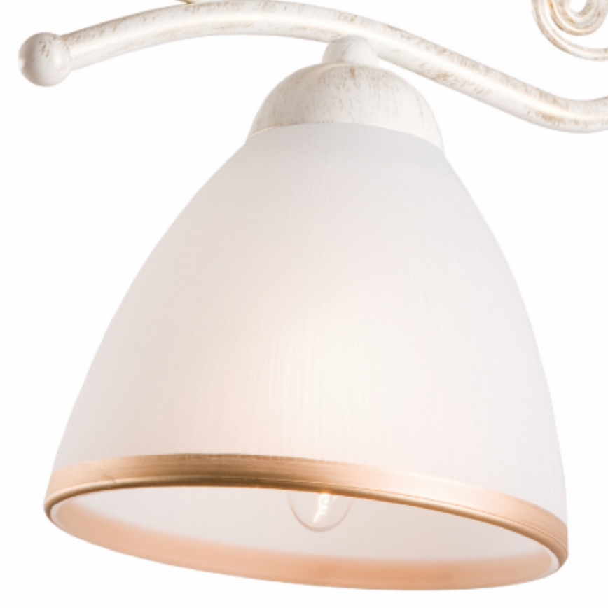 Brilagi - LED nástenné svietidlo ANTICO 1xE27/60W/230V biela patina