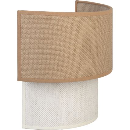 Brilagi - LED nástenné svietidlo BOHO ECO 1xE27/10W/230V béžová/krémová