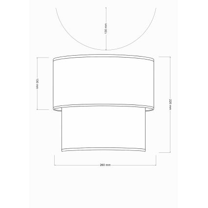 Brilagi - LED nástenné svietidlo BOHO ECO 1xE27/10W/230V béžová/krémová