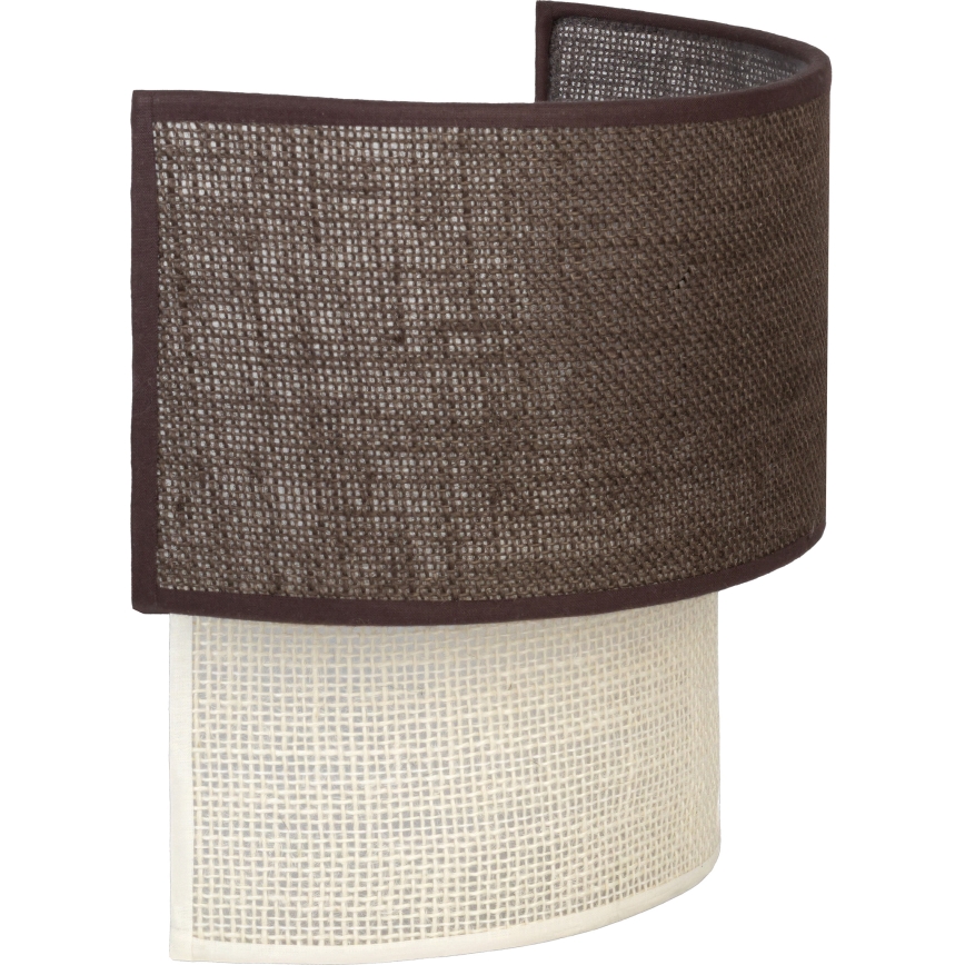 Brilagi - LED Nástenné svietidlo BOHO ECO 1xE27/10W/230V hnedá/krémová