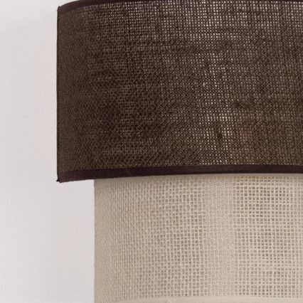 Brilagi - LED Nástenné svietidlo BOHO ECO 1xE27/10W/230V hnedá/krémová