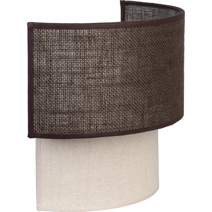Brilagi - LED nástenné svietidlo BOHO ECO 1xE27/10W/230V hnedá/krémová