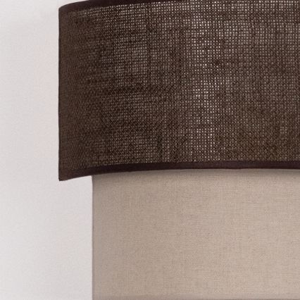Brilagi - LED nástenné svietidlo BOHO ECO 1xE27/10W/230V hnedá/krémová