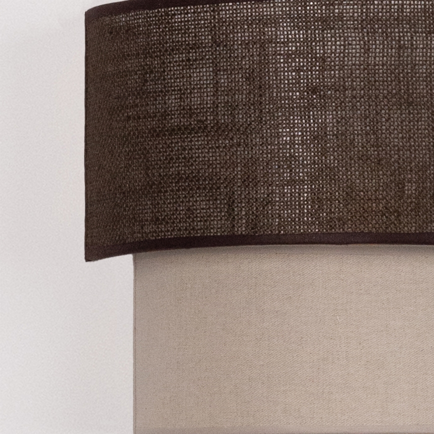 Brilagi - LED nástenné svietidlo BOHO ECO 1xE27/10W/230V hnedá/krémová