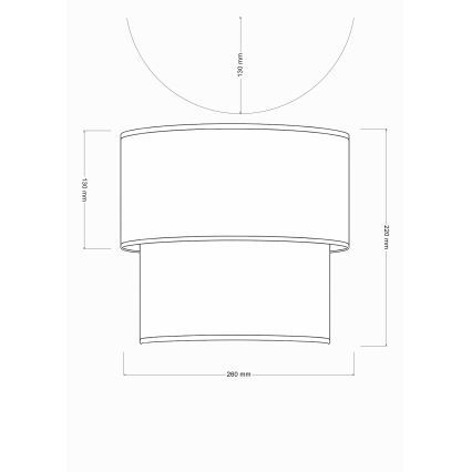 Brilagi - LED nástenné svietidlo BOHO ECO 1xE27/10W/230V hnedá/krémová