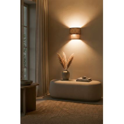 Brilagi - LED Nástenné svietidlo BOHO ECO 1xE27/10W/230V hnedé