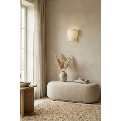 Brilagi - LED nástenné svietidlo BOHO ECO 1xE27/10W/230V krémové