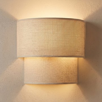 Brilagi - LED nástenné svietidlo BOHO ECO 1xE27/10W/230V krémové