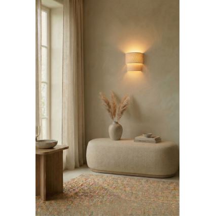 Brilagi - LED nástenné svietidlo BOHO ECO 1xE27/10W/230V krémové