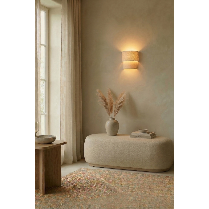 Brilagi - LED nástenné svietidlo BOHO ECO 1xE27/10W/230V krémové