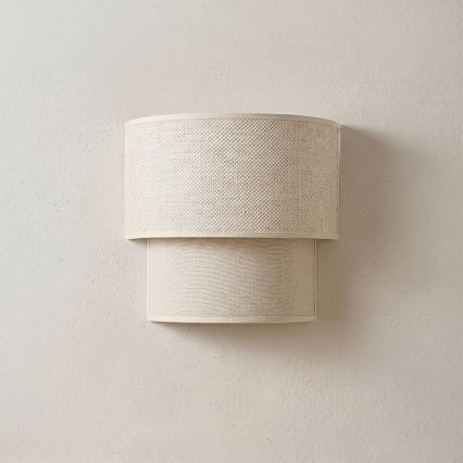 Brilagi - LED nástenné svietidlo BOHO ECO 1xE27/10W/230V krémové