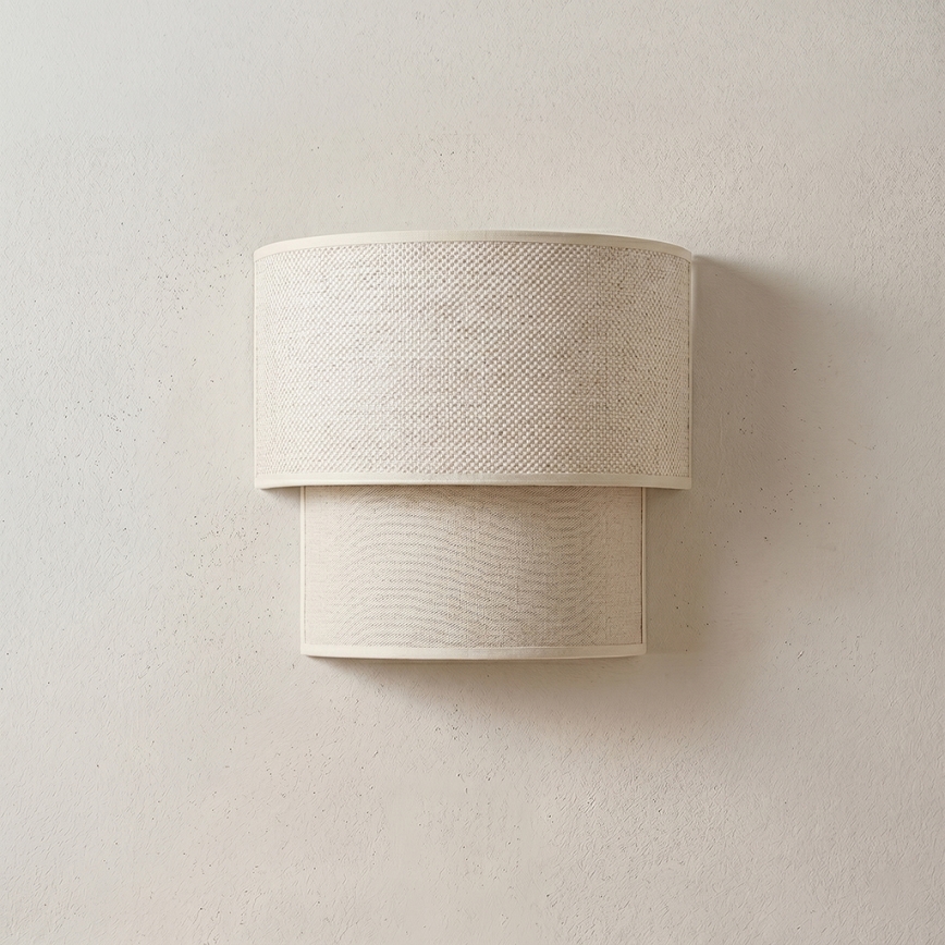 Brilagi - LED nástenné svietidlo BOHO ECO 1xE27/10W/230V krémové