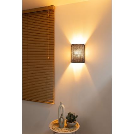 Brilagi - LED nástenné svietidlo BOHO STYLE 1xE27/15W/230V hnedé