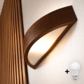 BRILAGI - LED Nástenné svietidlo CARVALHO 1xE27/15W/230V dub orech