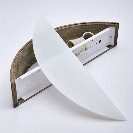 Brilagi - LED Nástenné svietidlo CARVALHO 1xE27/15W/230V dub orech
