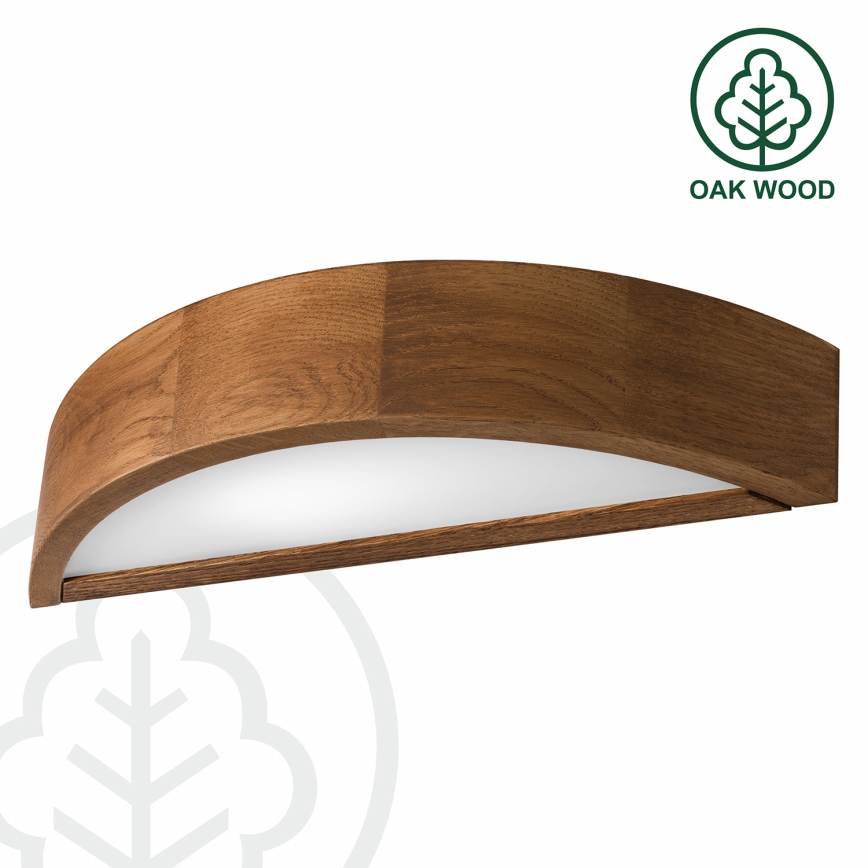 Brilagi - LED Nástenné svietidlo CARVALHO 1xE27/60W/230V dub čerešňa
