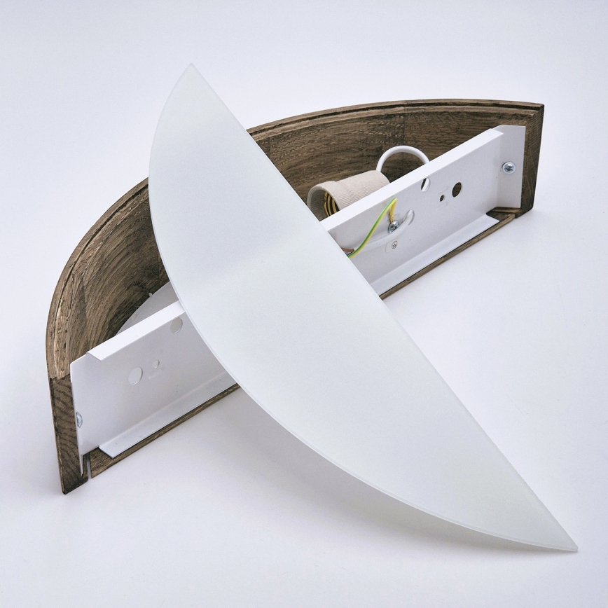 Brilagi - LED Nástenné svietidlo CARVALHO 1xE27/60W/230V dub