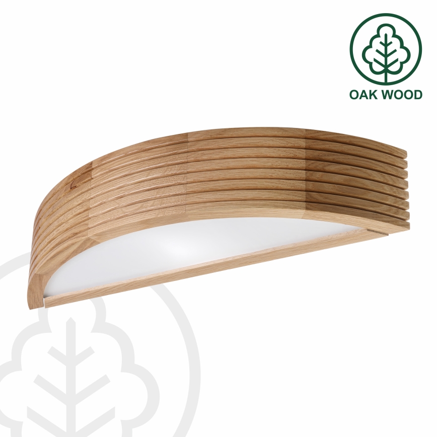 Brilagi - LED nástenné svietidlo CARVALHO MODERN 3xE27/60W/230V dub