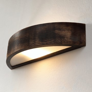 Brilagi - LED nástenné svietidlo CARVALHO SMOKEY 1xE27/60W/230V dub