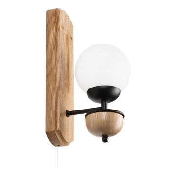 Brilagi - LED Nástenné svietidlo COTTAGE 1xG9/40W/230V dub/biela