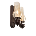 Brilagi - LED Nástenné svietidlo COTTAGE 2xE14/40W/230V buk/hnedá