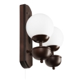 Brilagi - LED Nástenné svietidlo COTTAGE 2xG9/40W/230V buk/biela