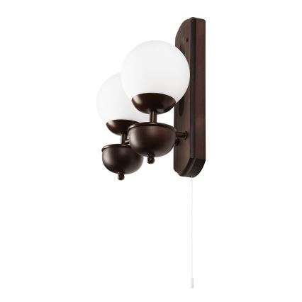 Brilagi - LED Nástenné svietidlo COTTAGE 2xG9/40W/230V buk/biela