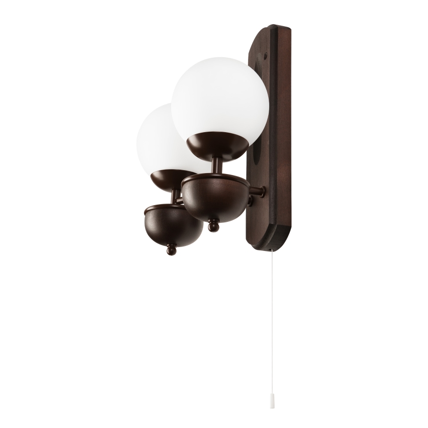 Brilagi - LED Nástenné svietidlo COTTAGE 2xG9/40W/230V buk/biela